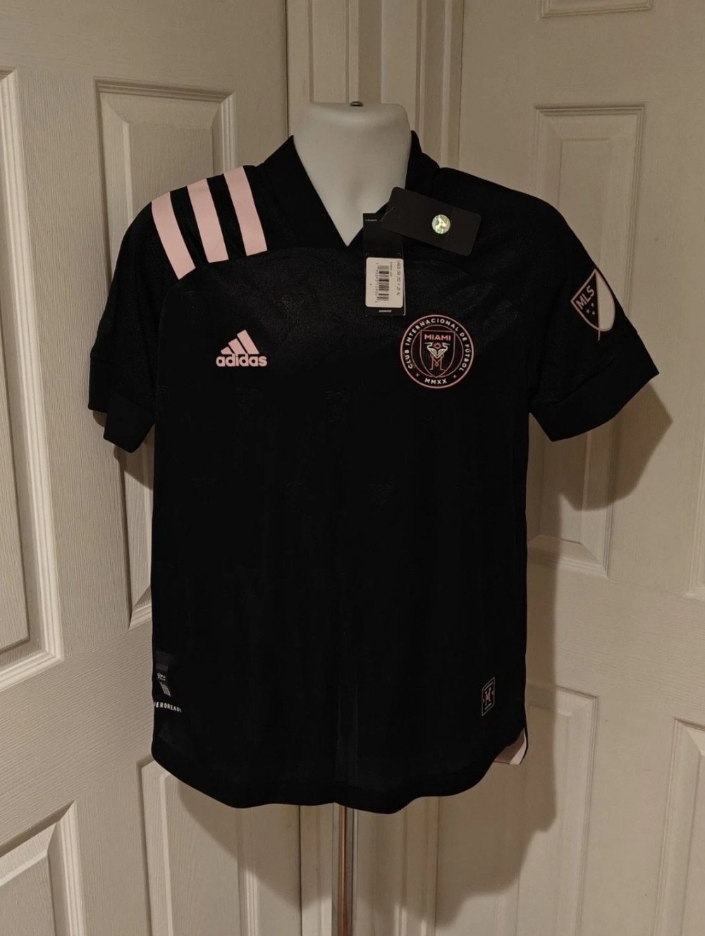 adidas Inter Miami CF 2020/21 Away Jersey Black Men’s Size M MLS NWT EH8635